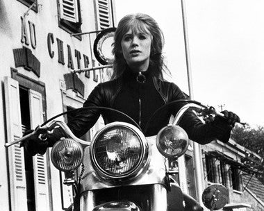 Marianne Faithfull Girl on a Motorcycle vinyl cover with vintage artwork