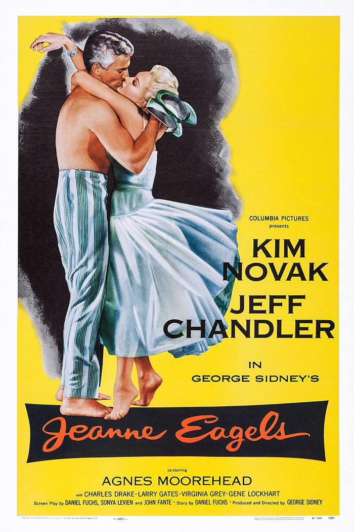 Jeanne Eagels Giclee print displayed in a modern living room setting.