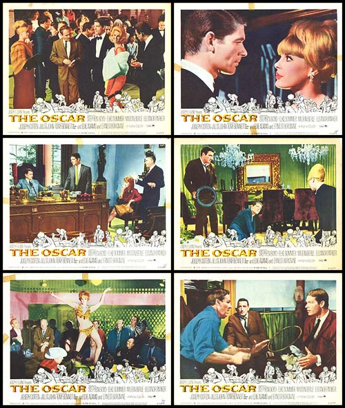 Front view of Oscar Note Card Set showcasing 6 colorful note cards with adhesive tape.