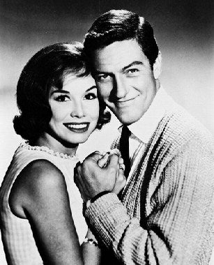 Vintage Dick Van Dyke Show collectible poster displayed on a wall