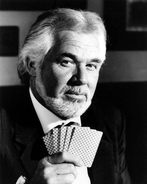 Cover art of Gambler Returns album featuring Kenny Rogers in a classic pose.