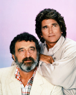Front cover of Highway to Heaven DVD set featuring Michael Landon and Victor French