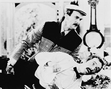 Fawlty Towers vintage poster featuring John Cleese and Andrew Sachs