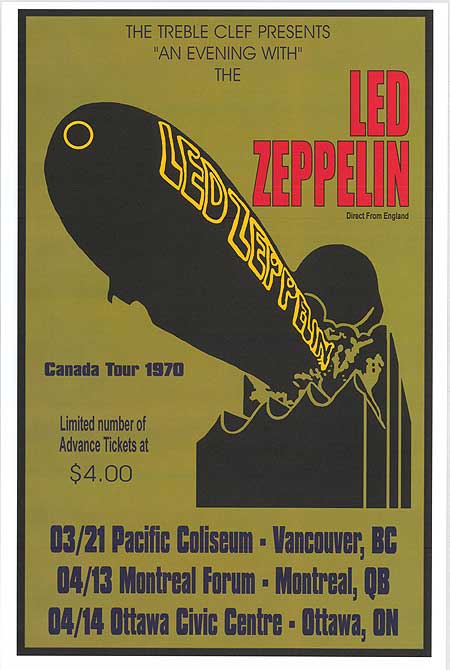 Led Zeppelin concert memorabilia showcasing unique designs and quality craftsmanship.