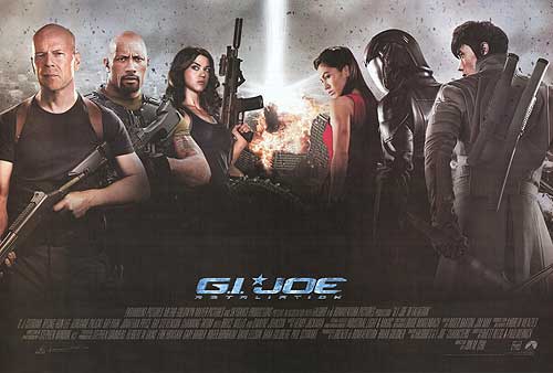 G.I. Joe action figures displayed in action poses for collectors