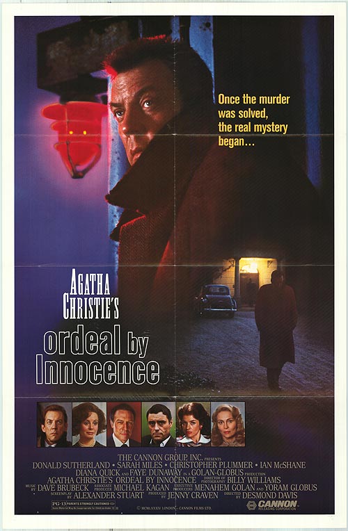 Cover of Agatha Christie: Ordeal by Innocence DVD, featuring a gripping mystery drama scene.
