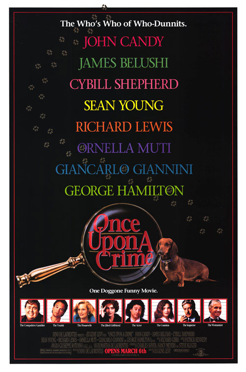 Cover of Once Upon A Crime, blending fairy tales with crime elements.