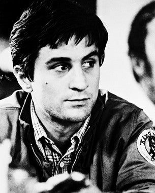 Robert De Niro in Taxi Driver showcasing his intense character portrayal.