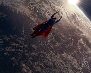Close-up of Brandon Routh signed photo showcasing autograph details