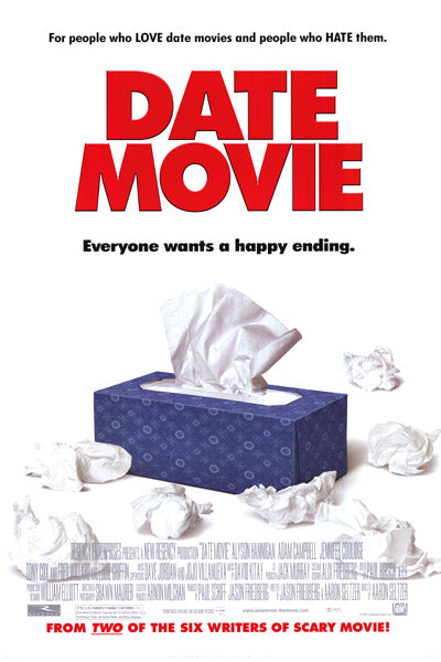 Front cover showing a couple laughing together during a classic romantic comedy scene