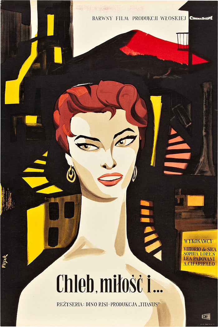 Close-up of 'Scandal in Sorrento' giclee print highlighting vivid colors and intricate details