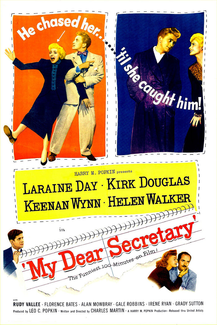 Close-up of 'My Dear Secretary' giclee print highlighting vibrant colors