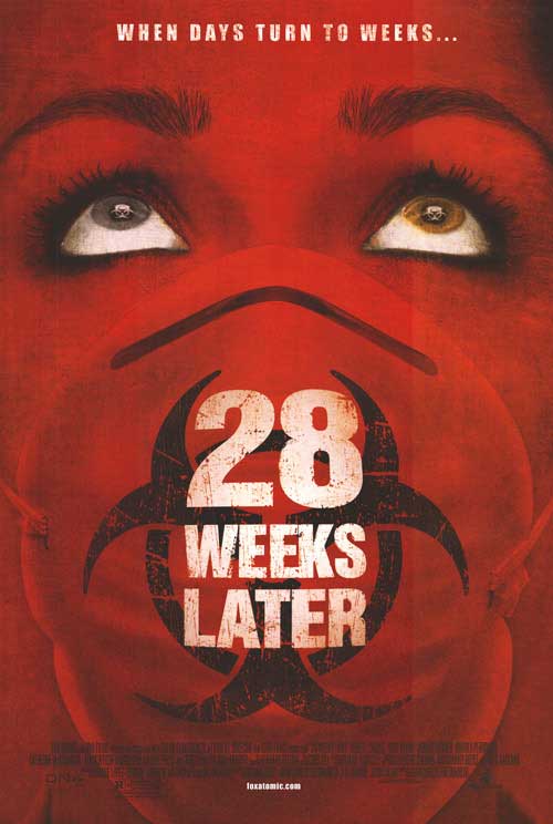 Cover art of 28 Weeks Later DVD showcasing the zombie outbreak