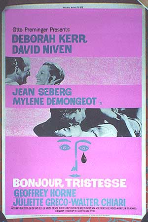 Cover of Bonjour Tristesse highlighting its elegant design and French literary heritage.