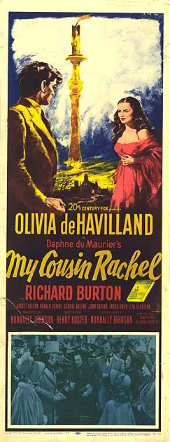 Cover art of My Cousin Rachel novel, showcasing its classic and romantic appeal