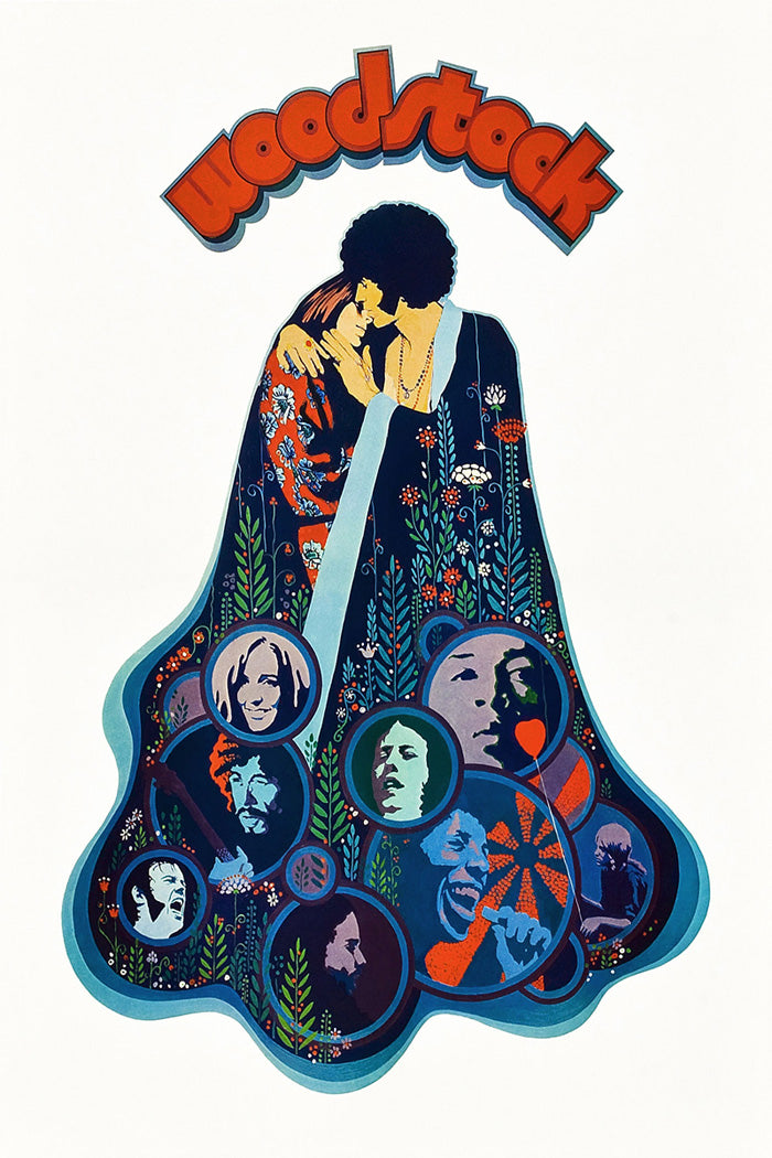Close-up of Woodstock Giclee art print showcasing vibrant colors and fine details