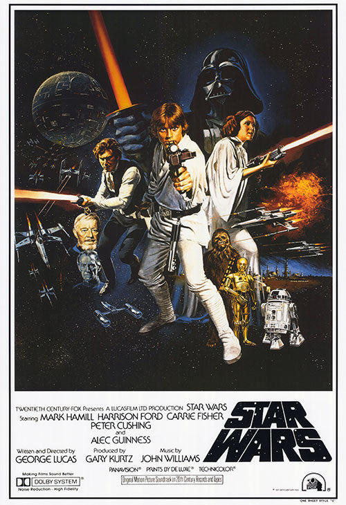 Close-up of Star Wars collectibles featuring action figures and memorabilia