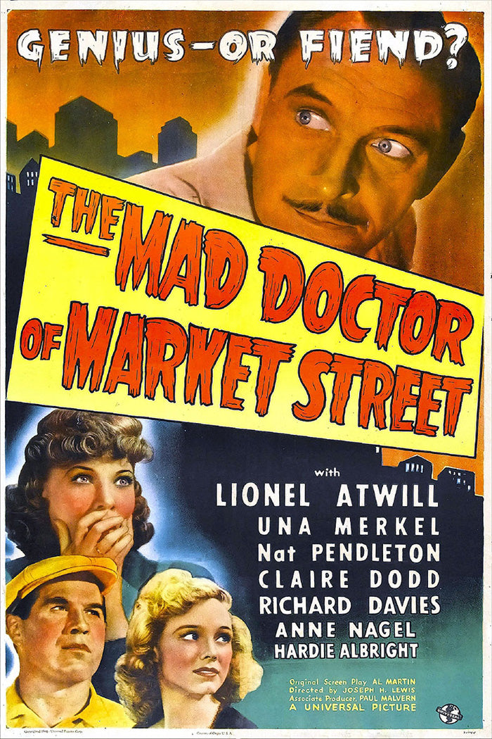 Enigmatic Doctor of Market Street giclee print showcasing vibrant colors and intricate details