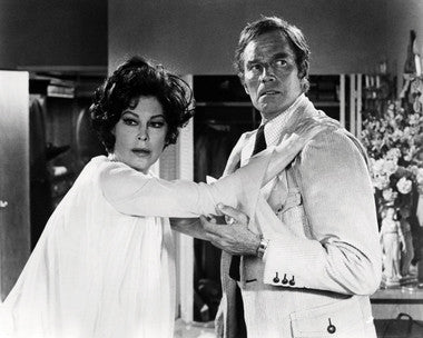 Epic scene from the Earthquake movie featuring Charlton Heston in action.