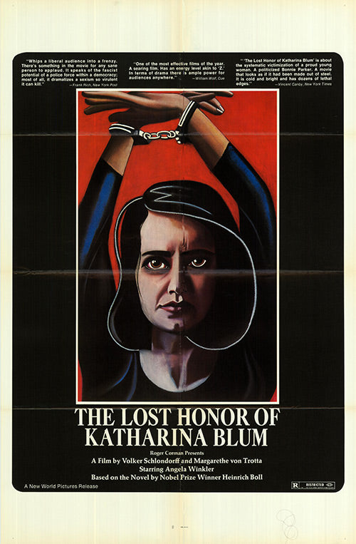 Cover of The Lost Honor of Katharina Blum, showcasing its dramatic artwork and title.