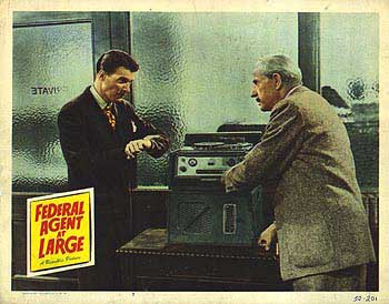 Cover of Federal Agent at Large featuring a dramatic city background