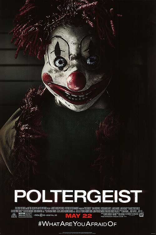 Haunting Poltergeist wall decoration with ghostly details