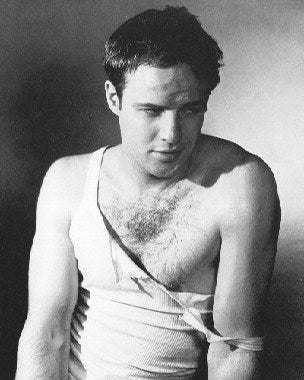 Front cover of Streetcar Named Desire DVD featuring Marlon Brando’s iconic stance.