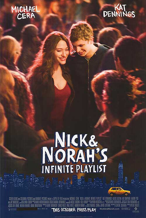 Nick and Norah's Infinite Playlist vibrant vinyl sticker pack, ideal for creative expression.