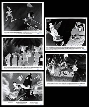 Cover of Peter Pan showcasing vibrant illustrations of Neverland and its characters.
