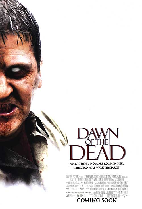 Dawn Of The Dead graphic tee showing the face style design from the horror classic.