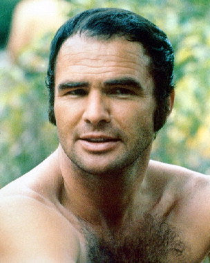 A classic film poster featuring Burt Reynolds in a memorable scene.