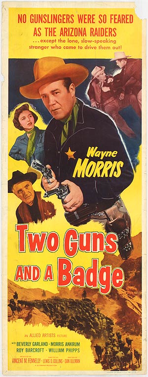 Cover of Two Guns and a Badge showcasing its thrilling storyline