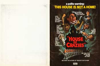 Cover art of 'House of Crazies' fiction novel, ideal for summer reading