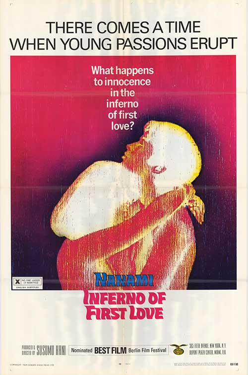 Cover art of Nanami: Inferno of First Love with romantic imagery
