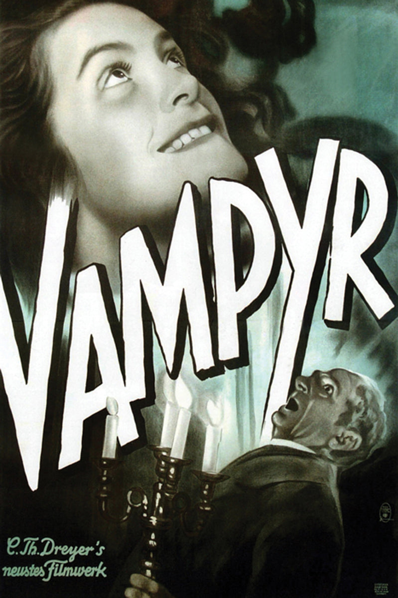 Close-up of Vampyr art print showcasing vibrant colors and detailed design