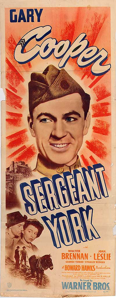 Sergeant York Vintage Reprint showcasing original 1949 artwork