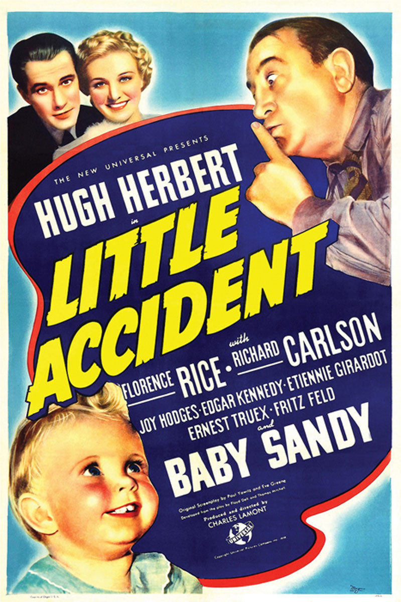 Close-up of Little Accident giclee art print showcasing vibrant colors and fine details