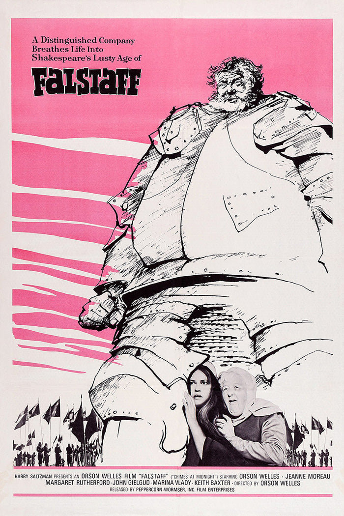 Falstaff giclee print hanging in a contemporary living room as wall art