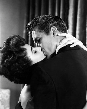 The Girl Who Had Everything - Elizabeth Taylor in a dramatic scene.
