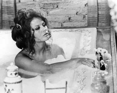 Vintage Western Movie Poster featuring Claudia Cardinale from Once Upon a Time in the West
