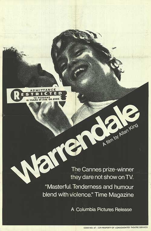 Warrendale censor sticker applied to a document for privacy