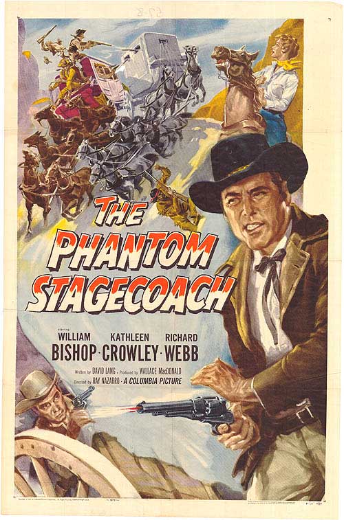 Epic Phantom Stagecoach from a side angle, showcasing its intricate design and action figures.