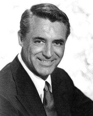 Close-up of a Cary Grant vintage style suit showcasing fine tailoring and classic details.