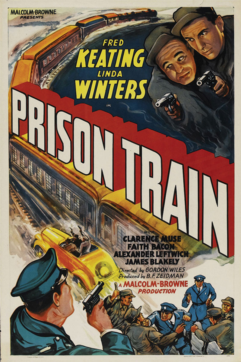 Front view of the captivating prison train artwork, showcasing vibrant colors and intricate details.