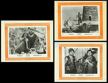 Close-up of vintage Wild Rebels lobby card showcasing iconic film scene.