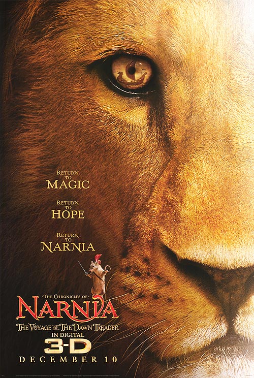 Cover of The Voyage of the Dawn Treader showcasing Narnia's sea adventure