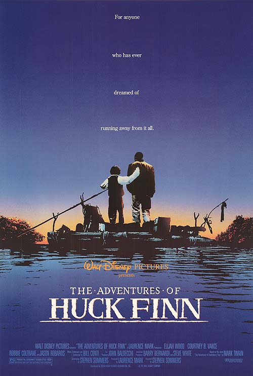 Cover of The Adventures of Huck Finn book, showcasing its beautiful design.