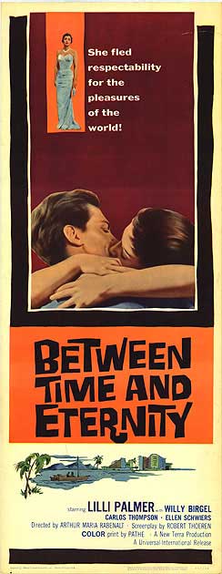 Cover of Between Time and Eternity showcasing its artistic design.