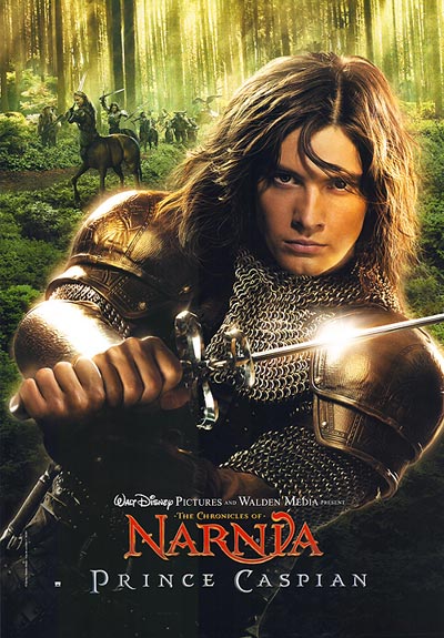 Cover of Prince Caspian showcasing the magical world of Narnia.