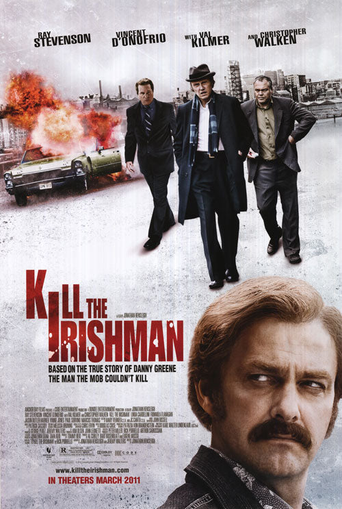 DVD cover of Kill the Irishman featuring Irish crime scene imagery